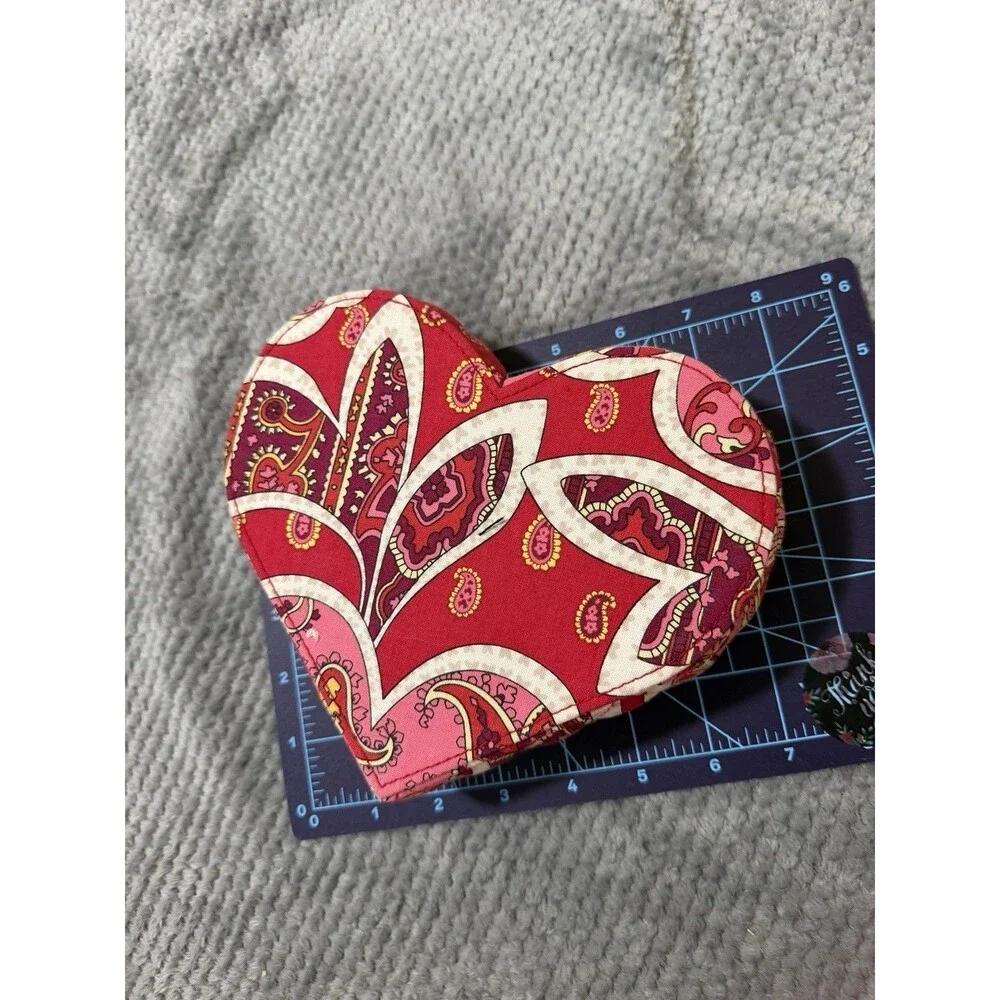 Vera Bradley Heart Jewelry Case Keepsake Holder